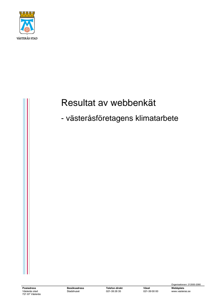 Stort miljö- och klimatengagemang bland västeråsföretagen
