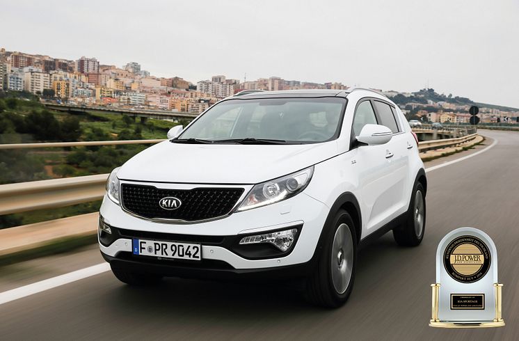 Kia Sportage vinner i J.D. Power 