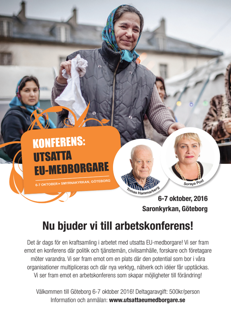 Flyer - Konferens utsatta EU-medborgare 2016