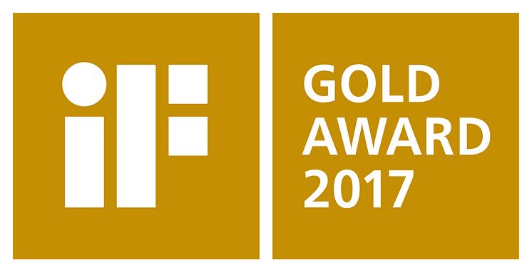 iF Gold Award 2017 gold