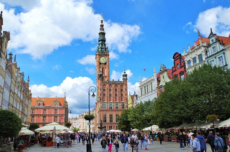 Gdansk - centrala stadens rådhus