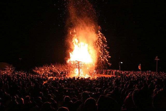 Nozawa Fire Festival. Foto: U-ichira Murakami. 