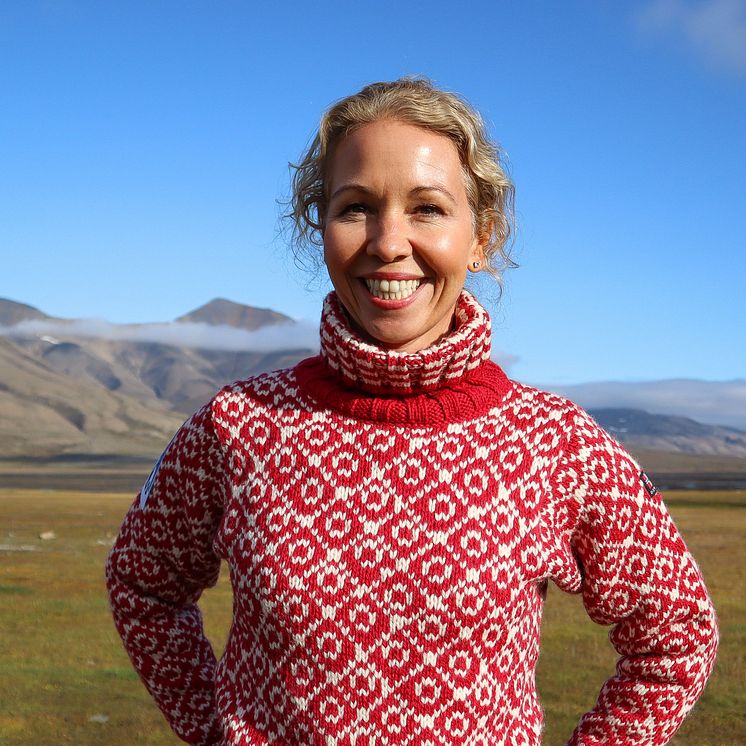 Hedda Felin på Svalbard