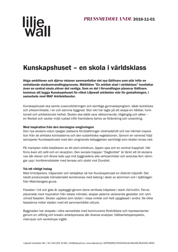 Kunskapshuset – en skola i världsklass