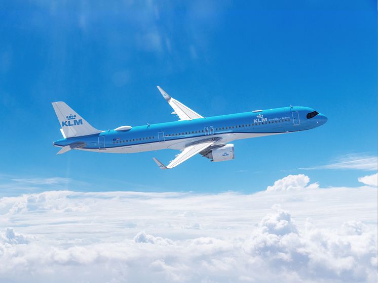 KLM reveals new A321neo livery