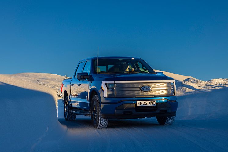 Ford F-150 Lightning Norge vinter 2023