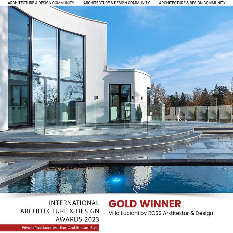 pål ross gold winner international architecture & design award 2023