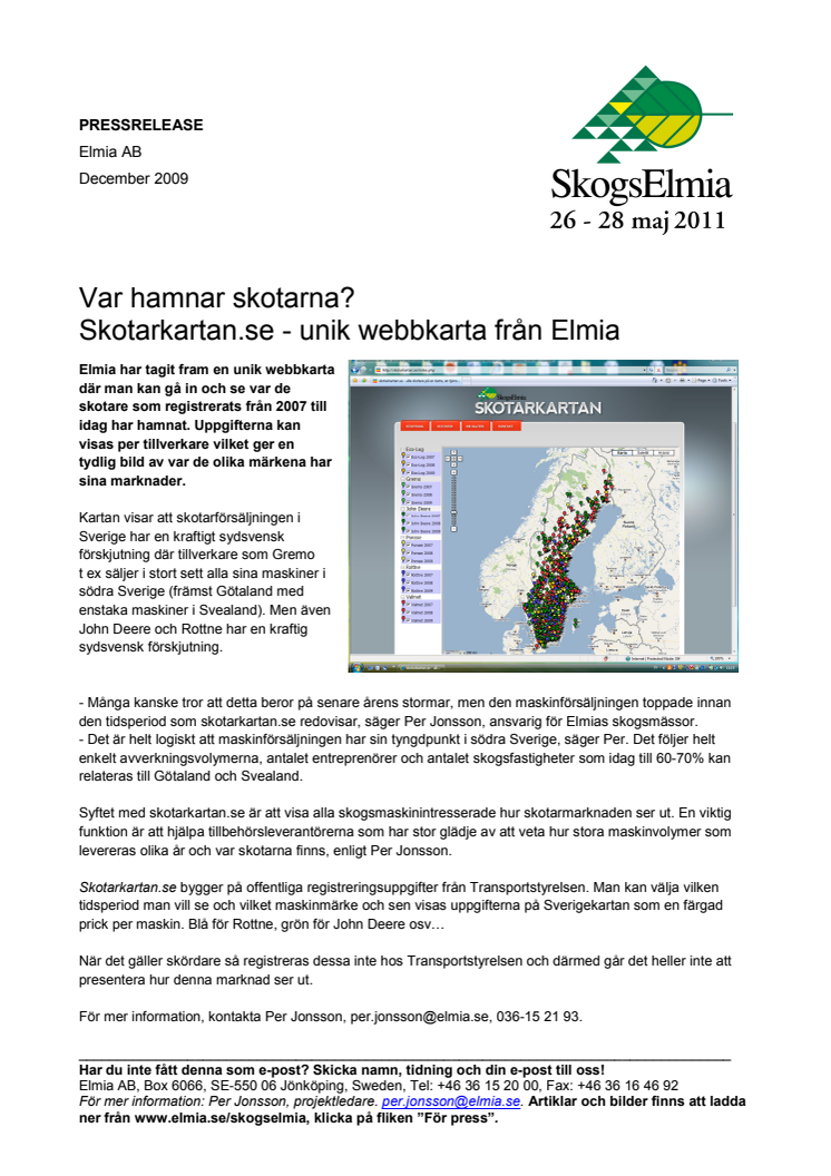 Var hamnar skotarna? Skotarkartan.se - unik webbkarta från Elmia