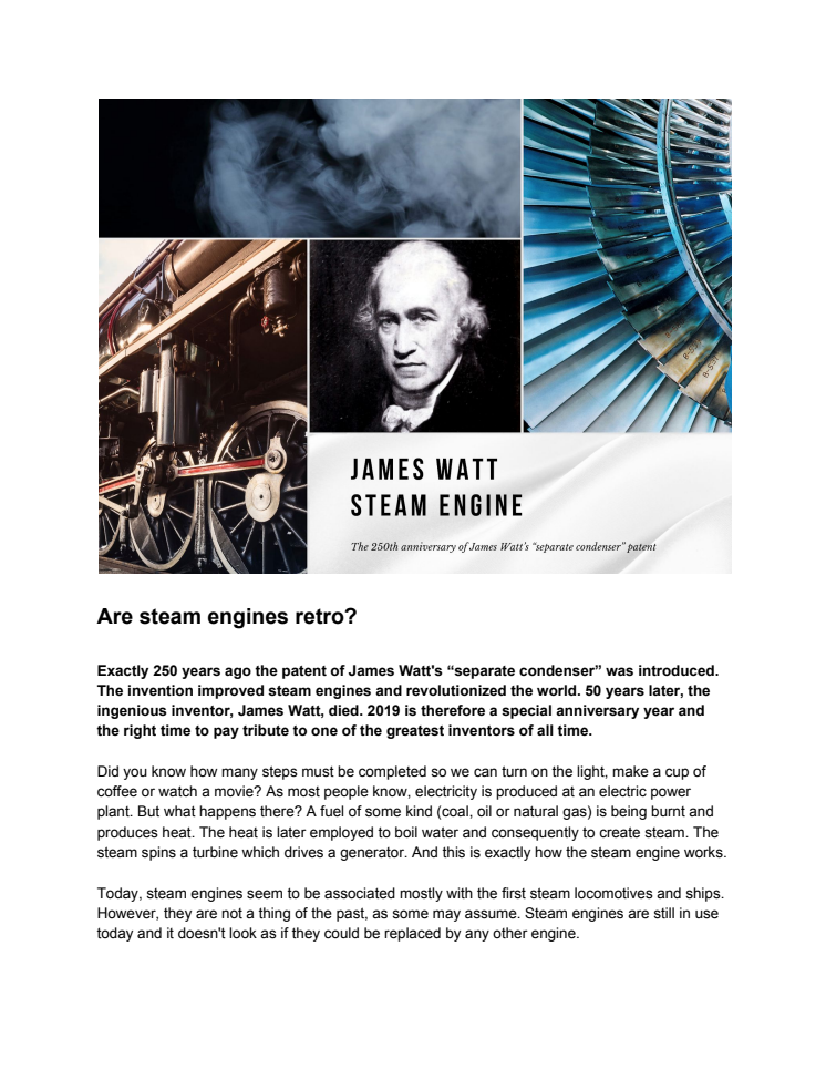 Are steam engines retro?
