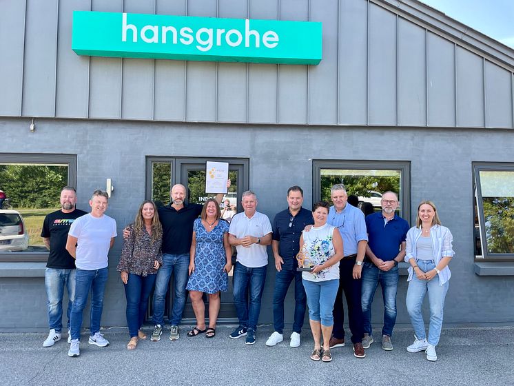 Hele Hansgrohe Norge teamet