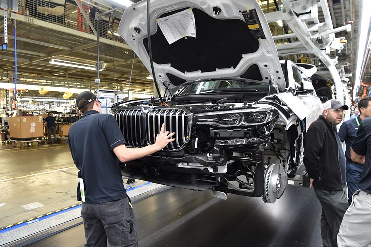 Preprodusert versjon av BMW X7