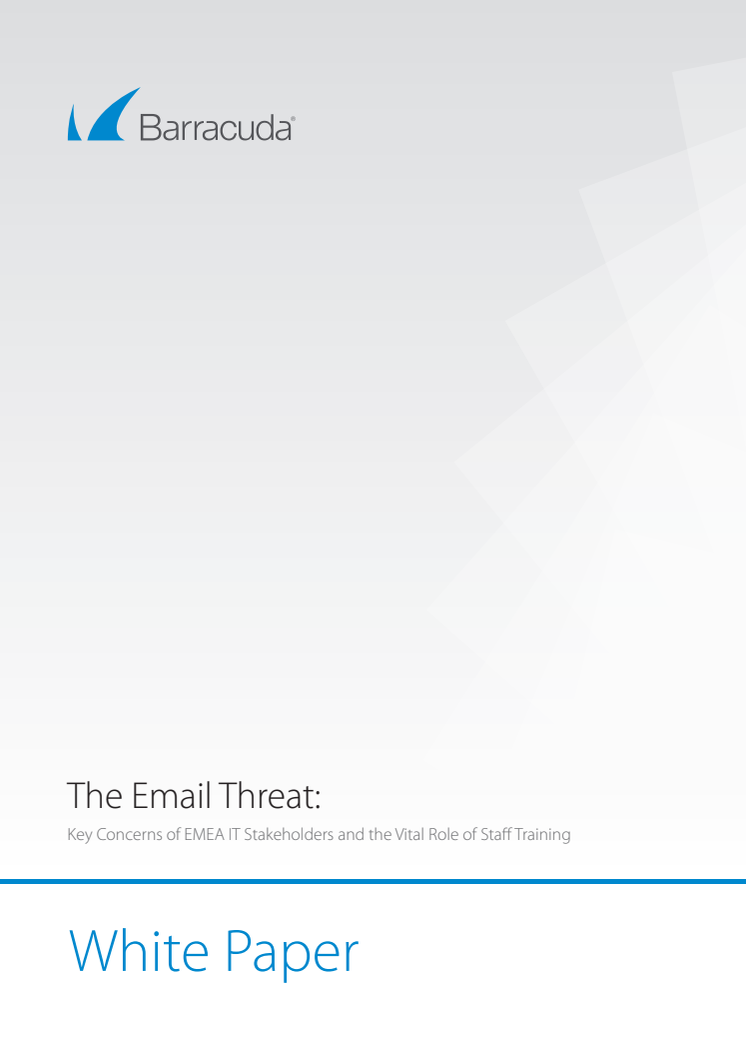 White paper - The Email Threat (EMEA, 2018) 