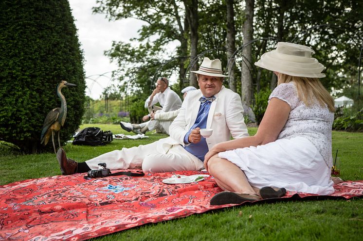 Lördagens Garden party blev en succé.