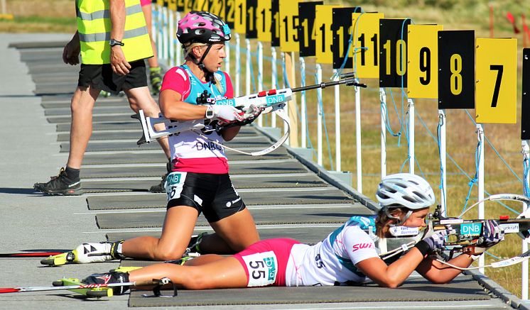 NM rulleskiskyting 2015 sprint Tiril Kampenhaug Eckhoff