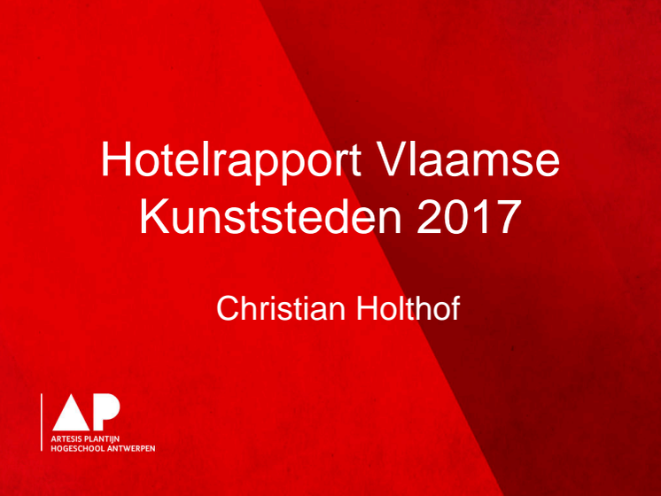 Perspresentatie Hotelrapport 2017