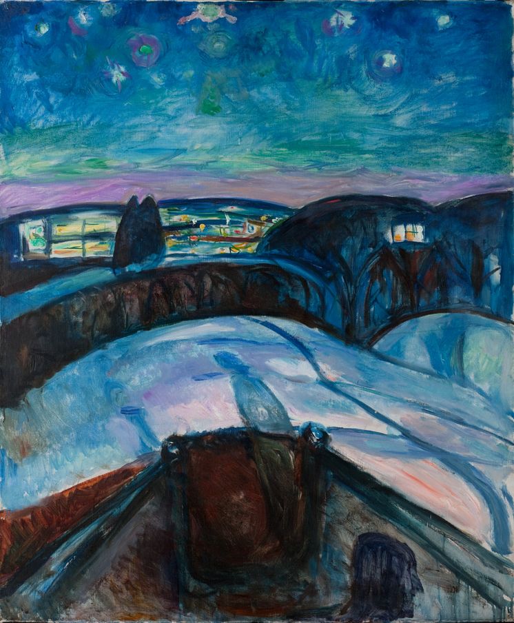 Edvard Munch: Stjernenatt, 1922