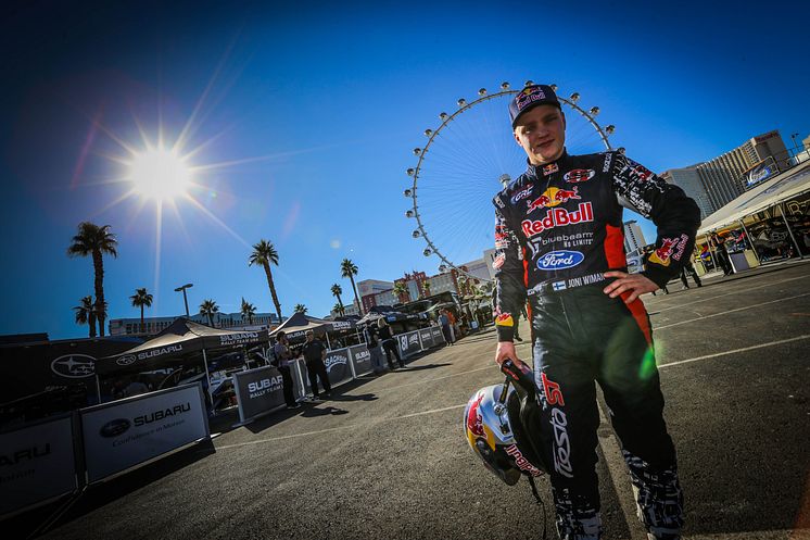 GRC-sarjan voittaja Joni Wiman Las Vegas tunnelmissa