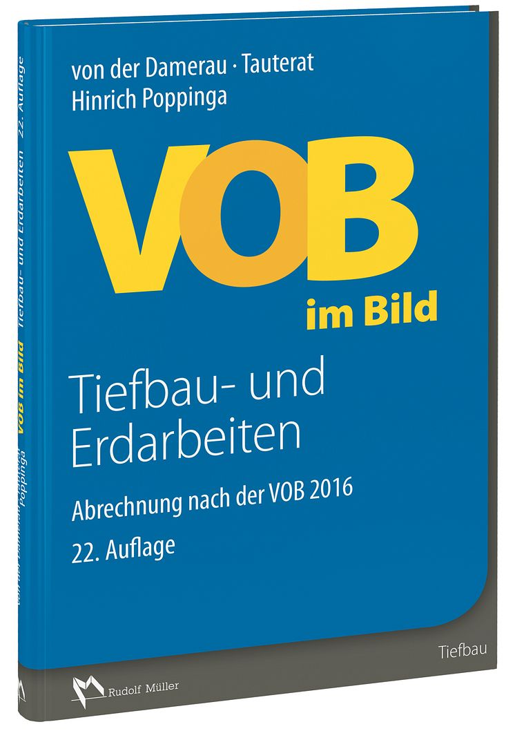 VOB im Bild – Tiefbau- und Erdarbeiten, 22. Auflage, 3D (tif)