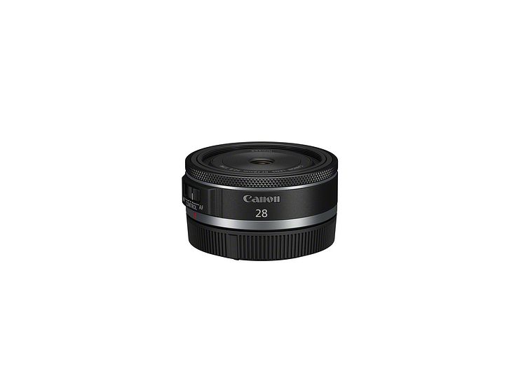 Canon_RF 28mm F2.8 STM_Slant_with_cap