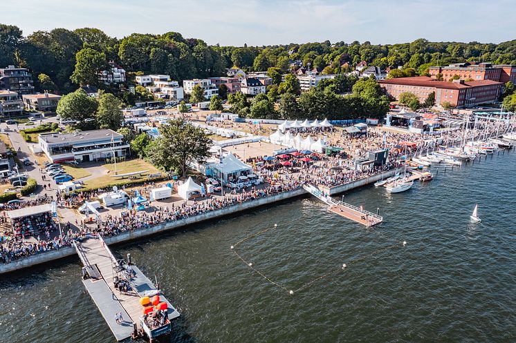 The Ocean Race Kiel Fly-By Drohne Venue