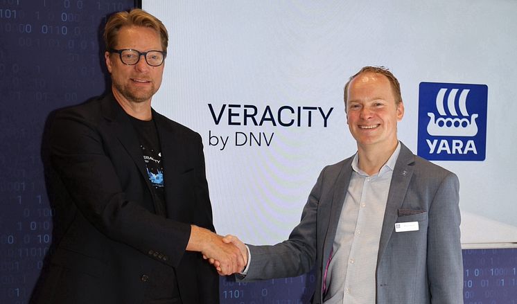 Veracity by DNV - Yara Marine Technologies - Partnership agreement - 1