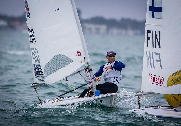 Hi-res image - Raymarine - Team GB's Nick Thompson is one of the world's best sailors in the Laser Class