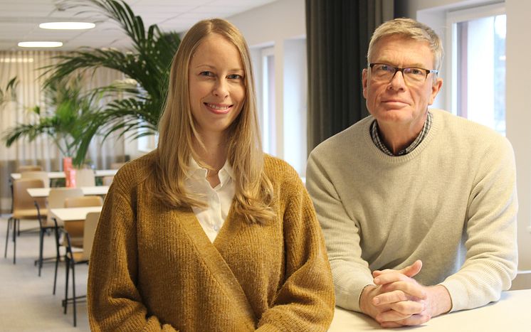 Margit de Boer och Sven-Erik Bergström