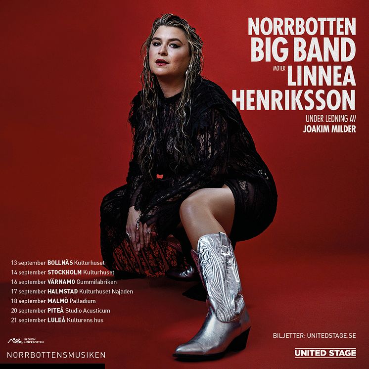 SoMe_Norrbotten Big Band möter Linnea Henriksson_TURNÉ_1080x1080