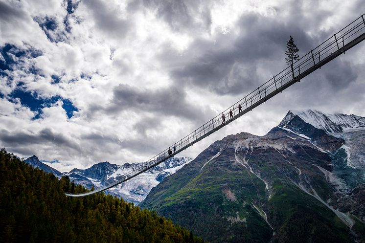 Charles-Kuonen-Bruecke in Randa, Wallis 