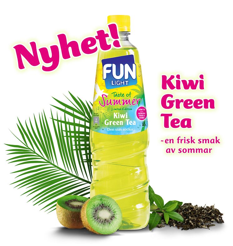 FUN Light Taste of summer - Kiwi Green Tea