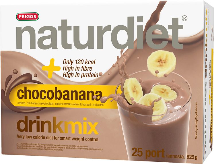 Naturdiet Chocobanana - ny god smak på drinkmix