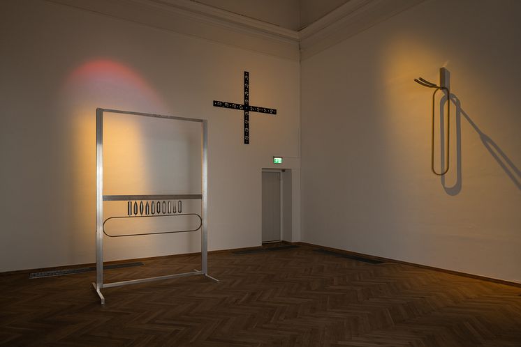 Lea Porsager, BARE EXCITATION, 2020. CALIBRATION CROSS, 2020. O LICK FORK, 2020. 