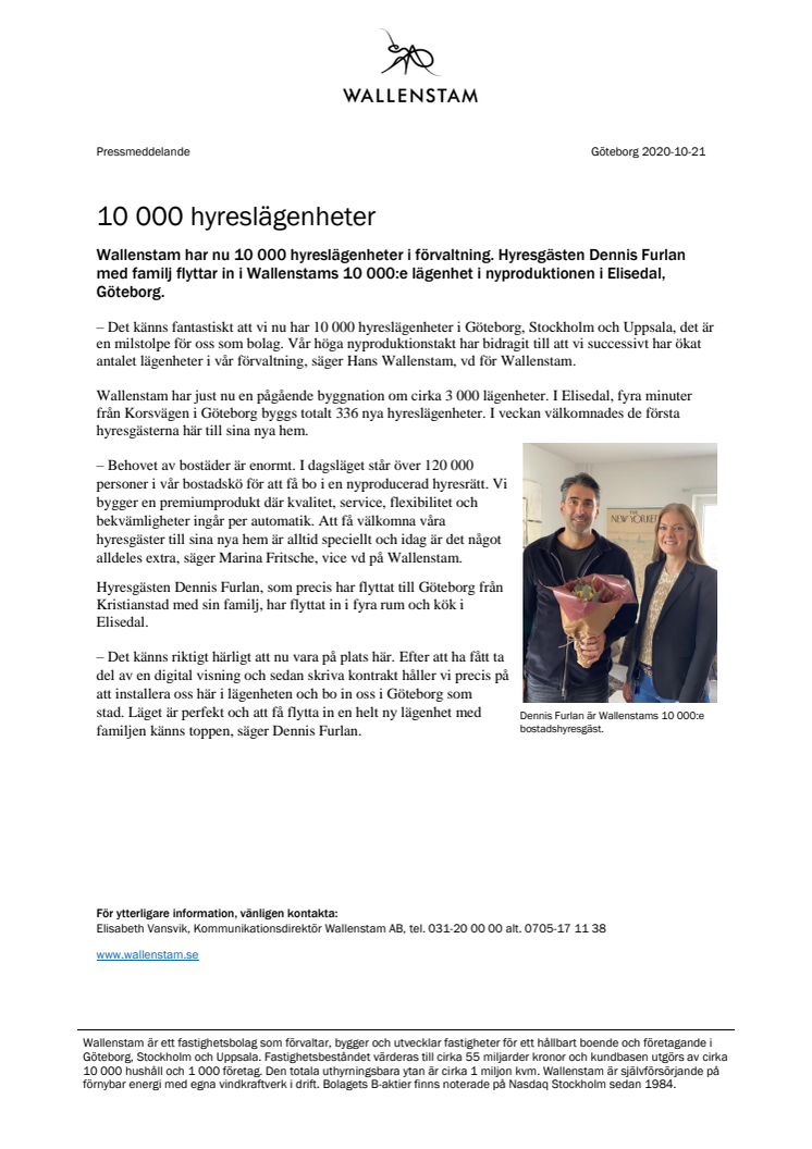 10 000 hyreslägenheter 