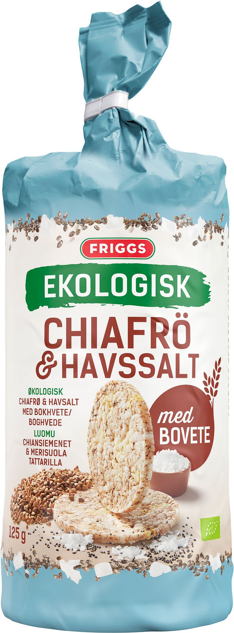 Friggs ekologiska Chiafrö & Havssalt med bovete