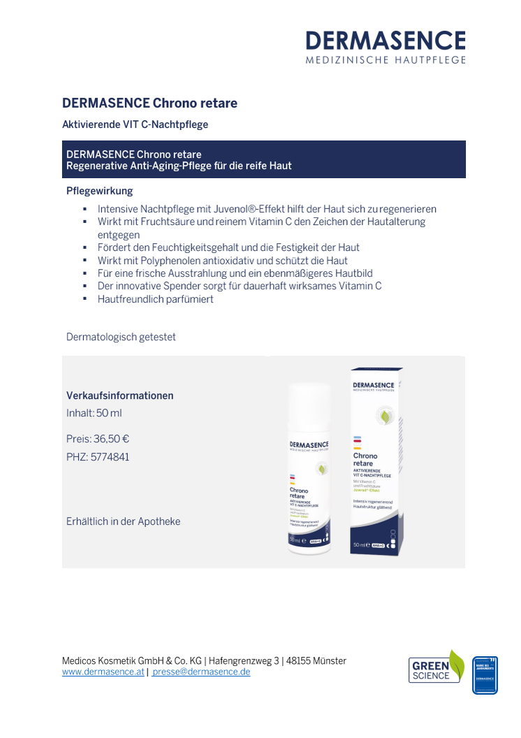 Factsheet AT: DERMASENCE Chrono retare Aktivierende VIT C-Nachtpflege 50 ml.pdf