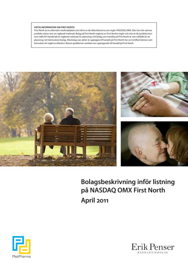 Bolagsbeskrivning PledPharma