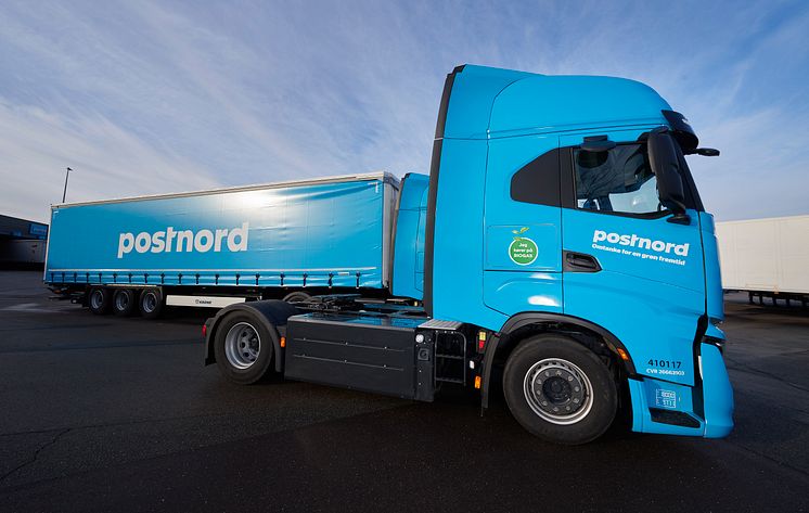 PostNord-trækker på biogas