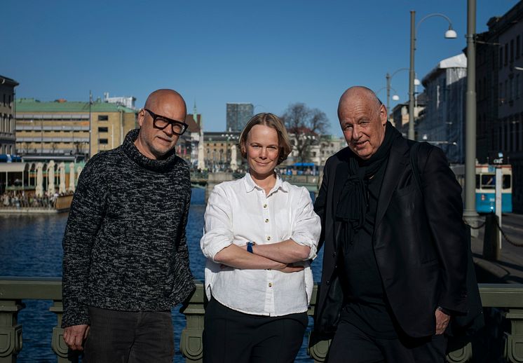GÖTEPOD med Björn Siesjö, Kerstin Elias och Gert Wingårdh. Foto  Rebecca Havedal 