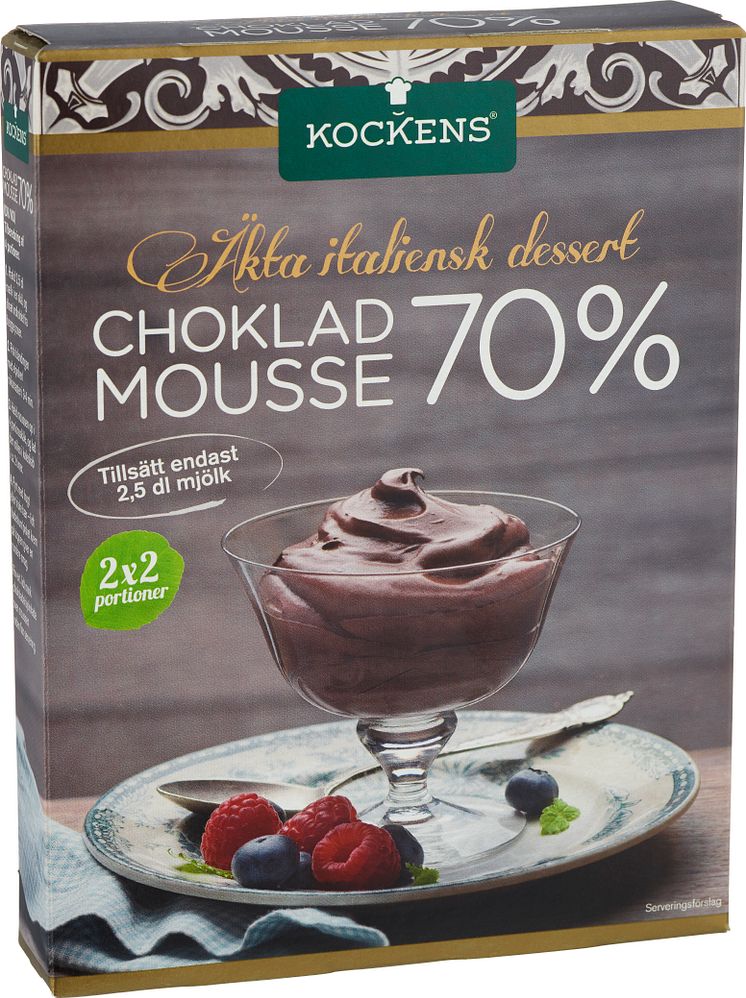 Chokladmousse 70%