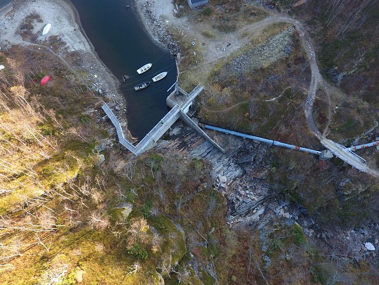 Rismålsvatnet i Sørfold kommune i Nordland