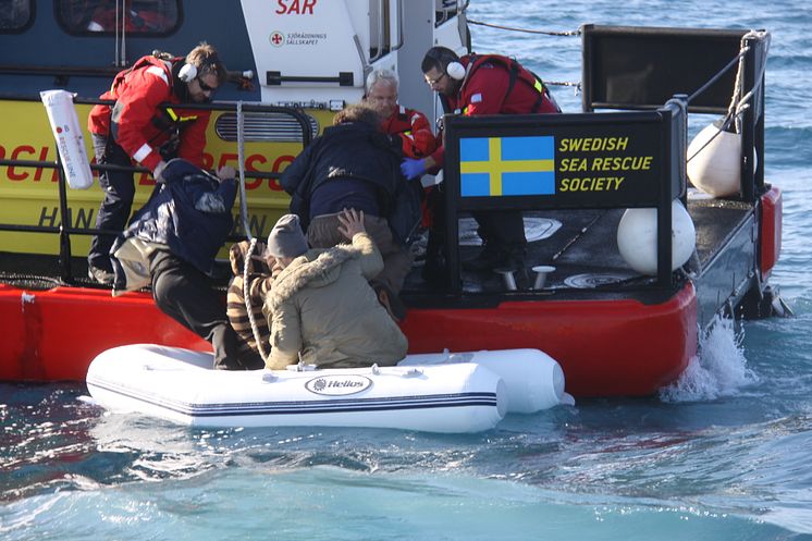 Sjöräddningssällskapet har räddat 1 000 personer i Medelhavet