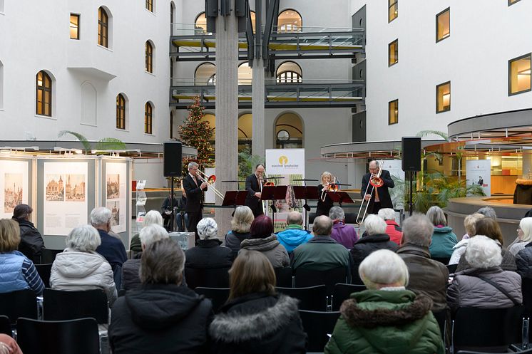 Freier Eintritt für Advenstkonzerte in der Kundenhalle der Stadtsparkasse München