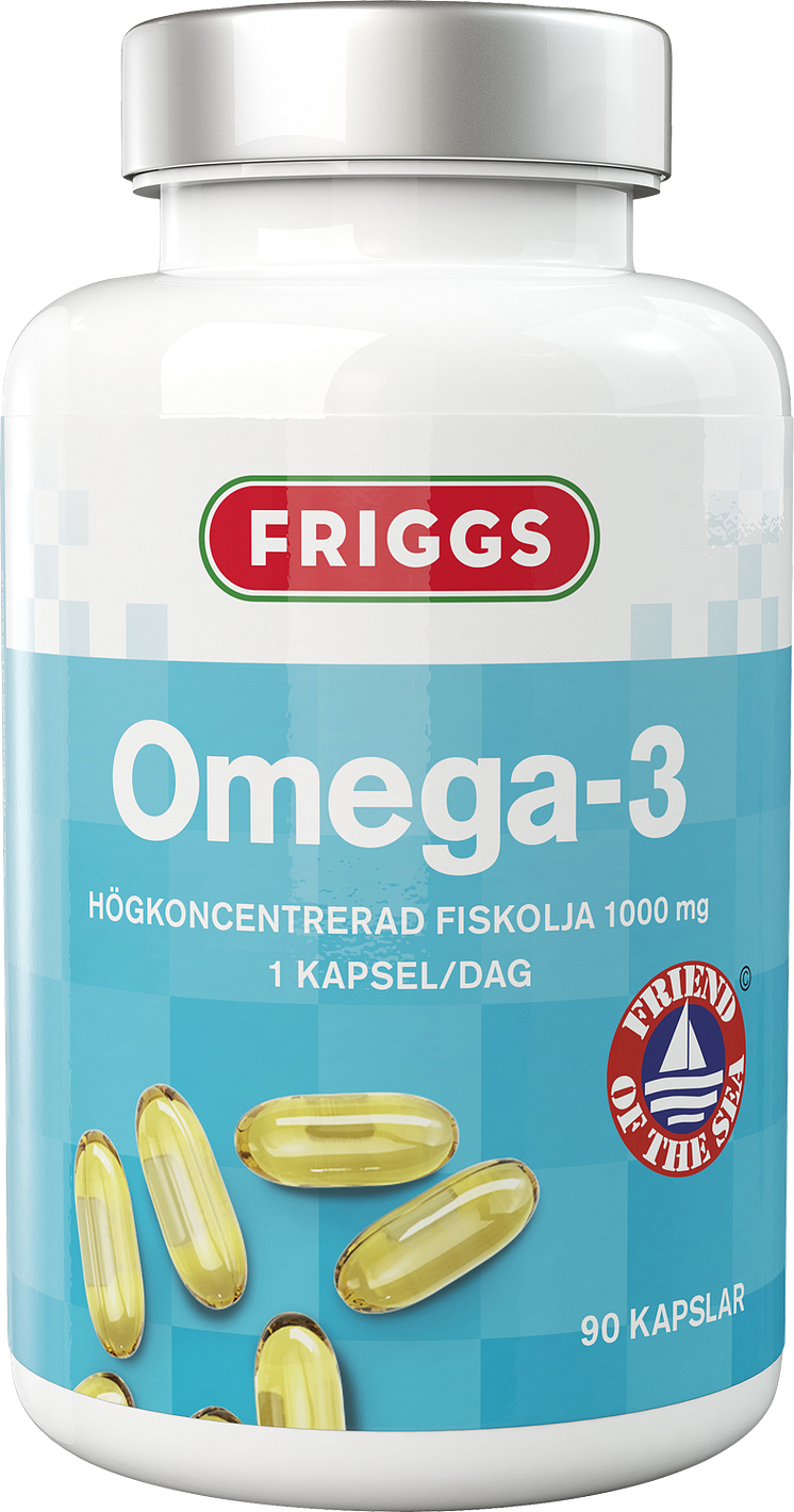 Högkoncentrerad och certifierad Omega -3 fiskolja