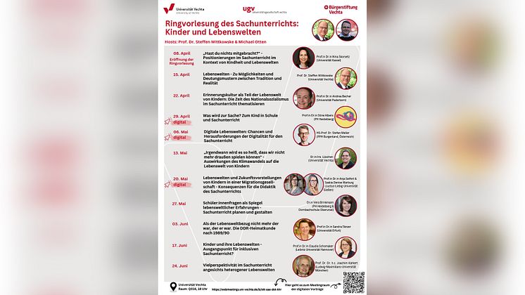 „Erinnerungskultur als Teil der Lebenswelt von Kindern: Die Zeit des Nationalsozialismus im Sachunterricht thematisieren“ | Öffentliche Vorlesungsreihe „Kinder und Lebenswelten“ des Fachbereichs Didaktik des Sachunterrichts