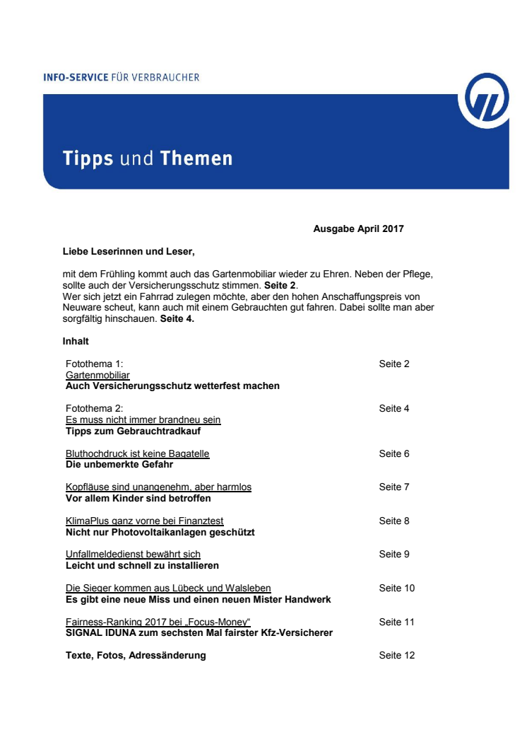 Tipps und Themen 4-2017