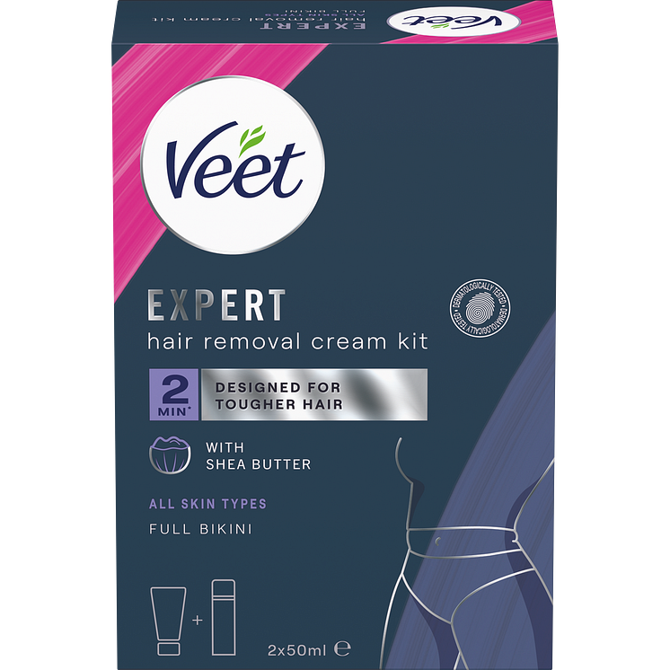 Veet Expert Hair Removal Cream Kit Full Bikini