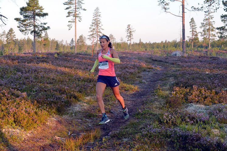 Jasmine Nunige, Schweiz. Ultravasan 2015. 90 km. Sälen - Mora.