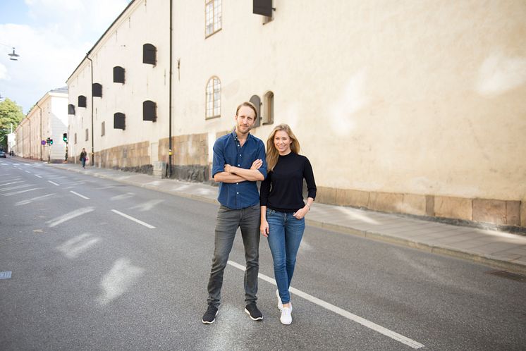 Pressbild Nils von Heijne och Ebba Hallin