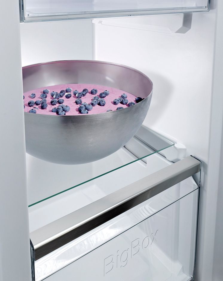 Siemens kylskåp håller maten fräsch dubbelt så länge