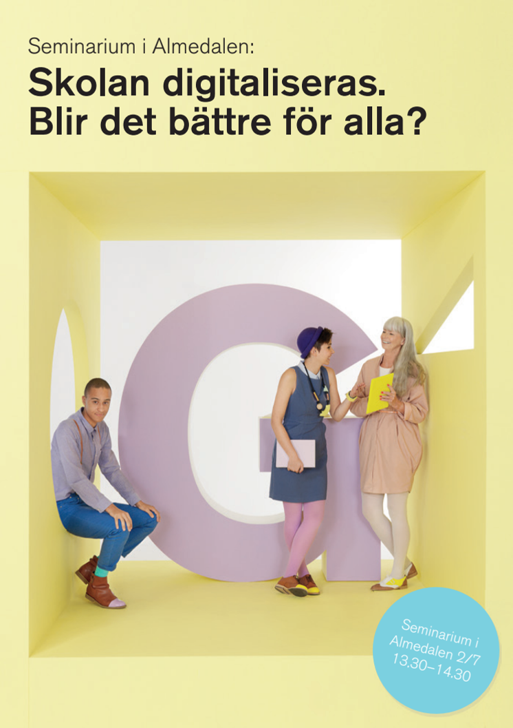 Inbjudan Gleerups seminarium Almedalen  